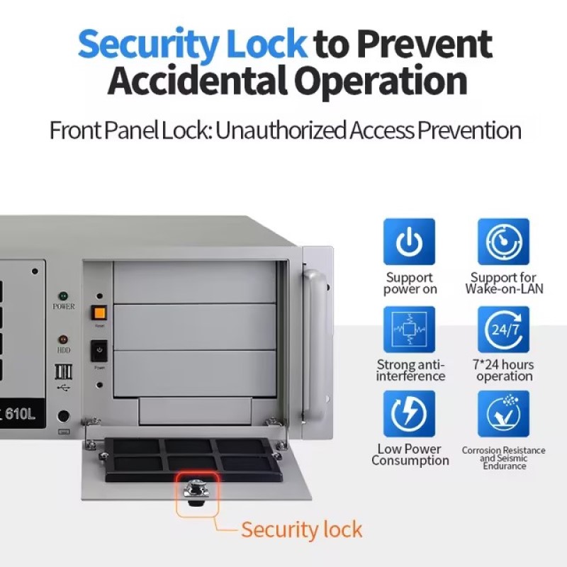 ZHICHUN IPC-610L 4U Rack Chaissis