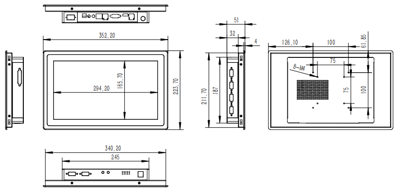 13.3 Inch Touch Panel PCs in Modern Machinery