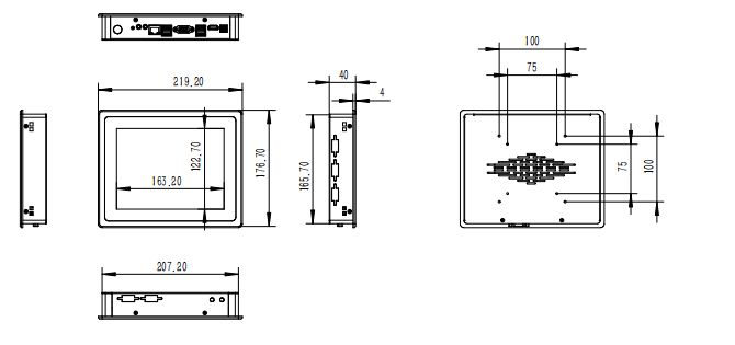 The Advantages of an 8 Inch Square Touch Computer Embedded Mount Industrial Touch Windows Panel PC