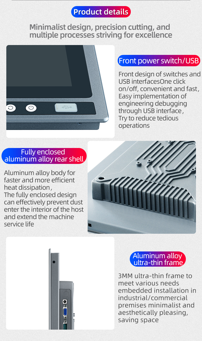 15.6 Inch Front Usb Industrial All In One Computer ZPC156-J122