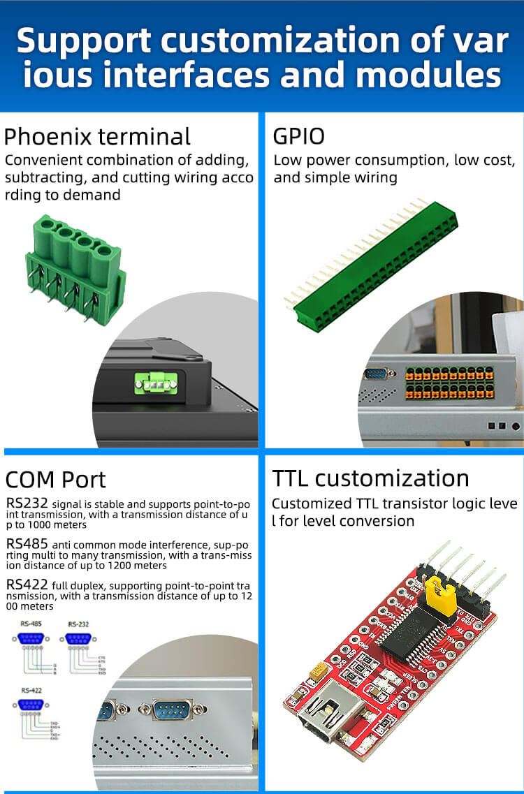 Five Wire Resistance Touch 10.4 Inch Computer