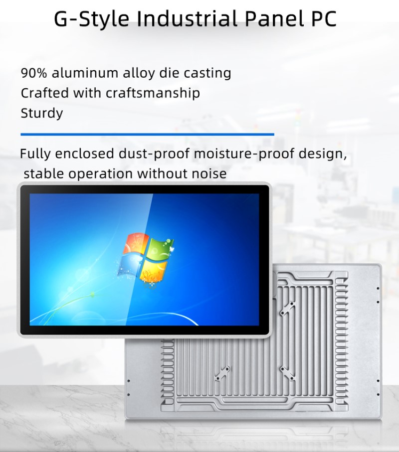 13.3 Inches GFF optical bonding Embedded Mount Industrial Touch Windows Panel PC