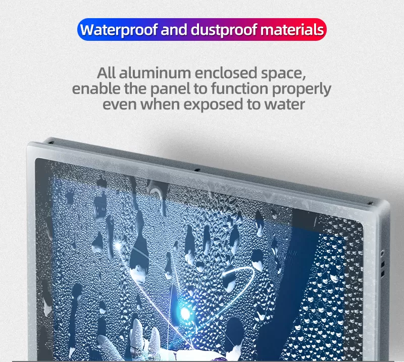 15 Inches Embedded Mount Industrial Windows panel PC