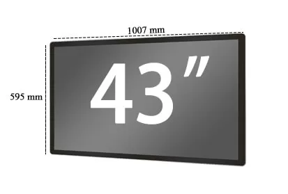 AKALLOY High Brightness Touch Monitor 43 Inch