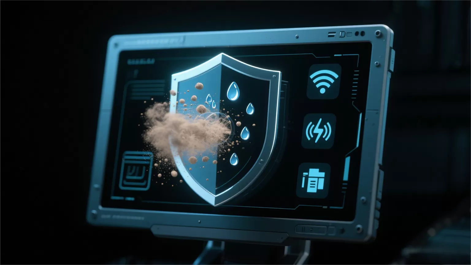 AKALLOY Practice & App of Industrial Display 3-Proof Tech